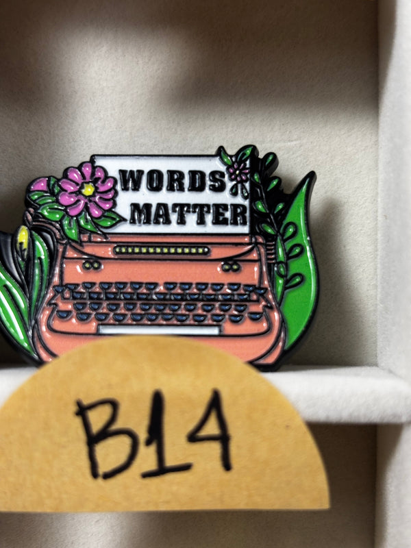 Fun & Inspirational Enamel Pins | Positive Sayings, Bookish, Floral & Retro Designs | Choose Your Favorites