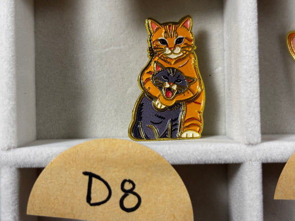 Cute Cat & Dog Enamel Pins | Colorful Animal Pins for Bags, Jackets & Backpacks