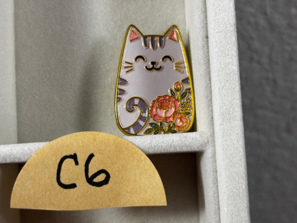 Cute Cat Enamel Pins | Colorful Animal Pins for Bags, Jackets & Backpacks