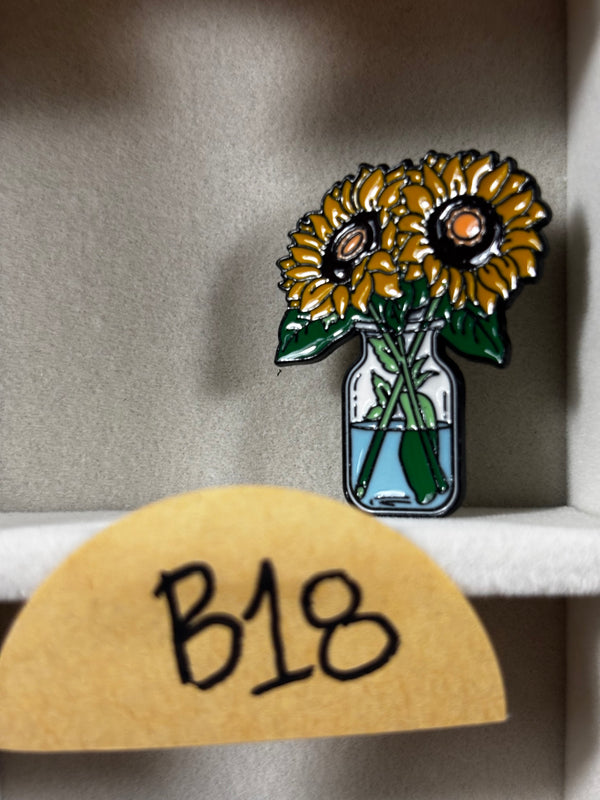 Fun & Inspirational Enamel Pins | Positive Sayings, Bookish, Floral & Retro Designs | Choose Your Favorites