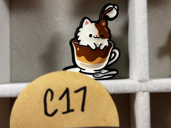 Cute Cat Enamel Pins | Colorful Animal Pins for Bags, Jackets & Backpacks