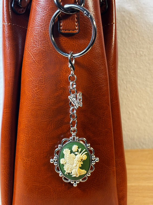Handmade Vintage-Inspired Bag Charms | Cameo & Floral Purse Charms | Choose Your Favorite