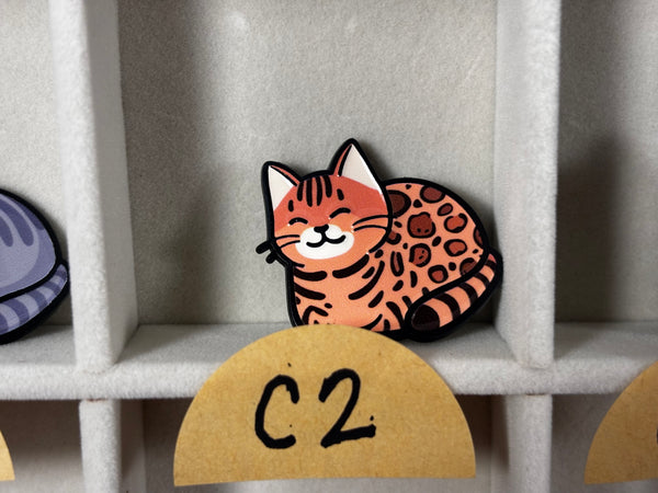 Cute Cat Enamel Pins | Colorful Animal Pins for Bags, Jackets & Backpacks