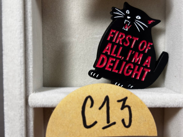 Cute Cat Enamel Pins | Colorful Animal Pins for Bags, Jackets & Backpacks