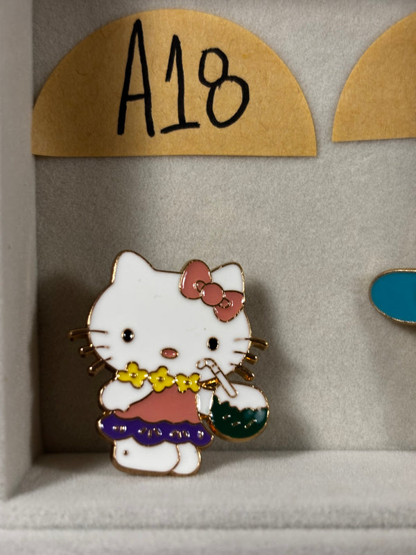 Disney & Hello Kitty Enamel Pins | Mickey, Minnie, Donald Duck & Friends | Cute Cartoon Character Pins