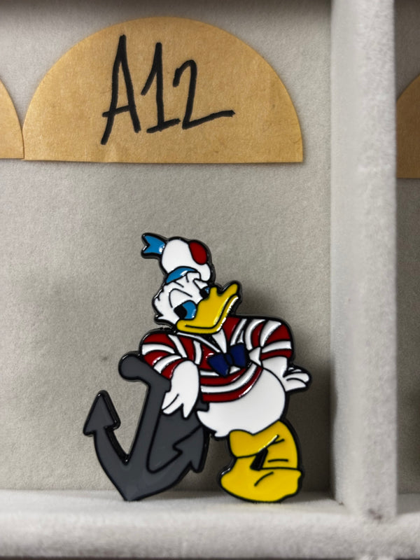Disney & Hello Kitty Enamel Pins | Mickey, Minnie, Donald Duck & Friends | Cute Cartoon Character Pins