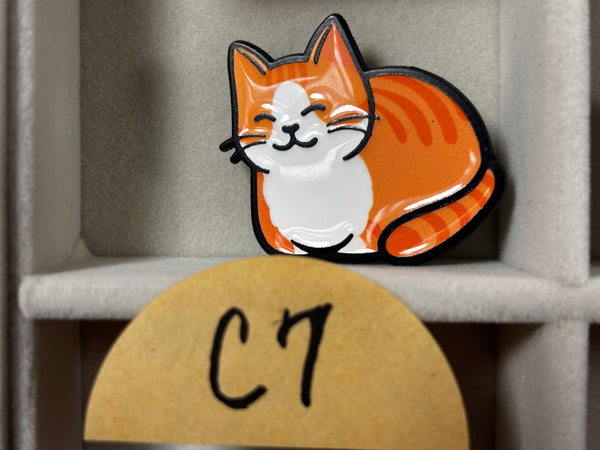 Cute Cat Enamel Pins | Colorful Animal Pins for Bags, Jackets & Backpacks