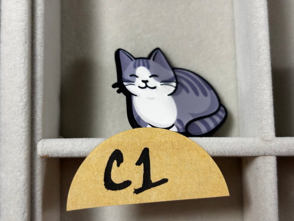 Cute Cat Enamel Pins | Colorful Animal Pins for Bags, Jackets & Backpacks