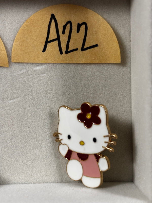 Disney & Hello Kitty Enamel Pins | Mickey, Minnie, Donald Duck & Friends | Cute Cartoon Character Pins