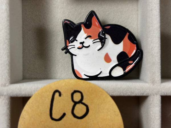 Cute Cat Enamel Pins | Colorful Animal Pins for Bags, Jackets & Backpacks