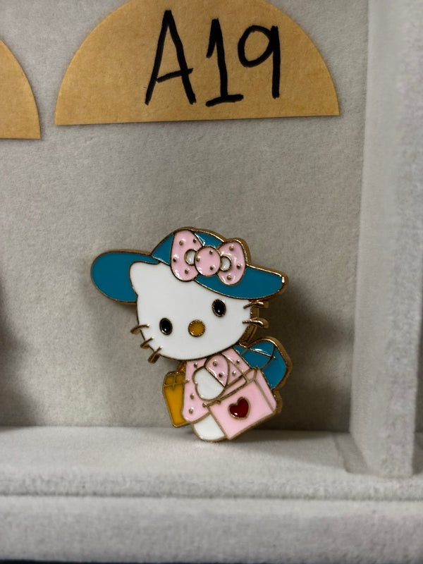 Disney & Hello Kitty Enamel Pins | Mickey, Minnie, Donald Duck & Friends | Cute Cartoon Character Pins