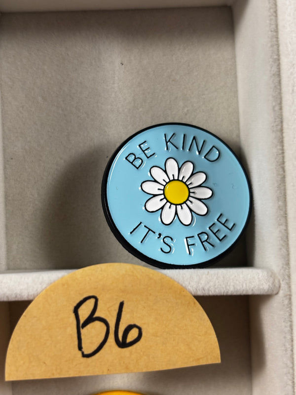 Fun & Inspirational Enamel Pins | Positive Sayings, Bookish, Floral & Retro Designs | Choose Your Favorites