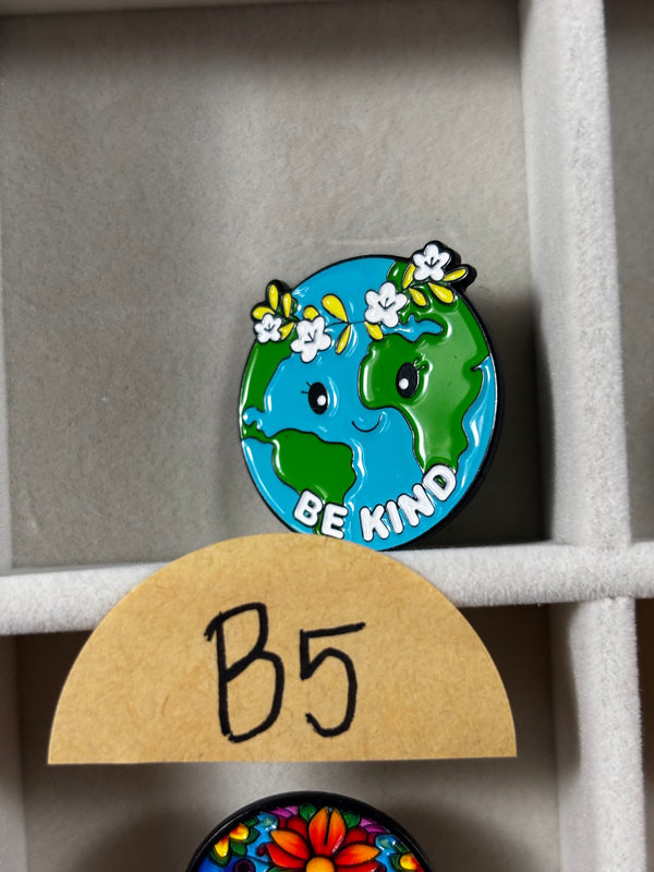 Fun & Inspirational Enamel Pins | Positive Sayings, Bookish, Floral & Retro Designs | Choose Your Favorites