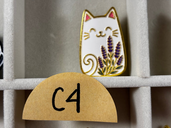 Cute Cat Enamel Pins | Colorful Animal Pins for Bags, Jackets & Backpacks