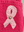 Hope Takes Flight- Hand-Dyed Pink Ribbon Canvas Tote