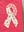 Stitched in Strength - Hand-Dyed Breast Cancer Awareness Canvas Tote